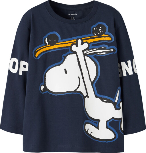 Name It Nmmastar Snoopy Ls Nreg Top Sky Navy 116