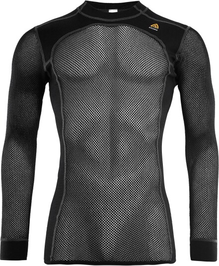 Aclima Men's WoolNet Crewneck XS, Jet Black Aclima Men's WoolNet Crewneck XS, Jet Black
