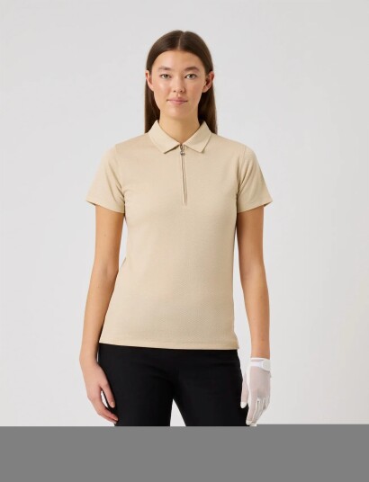 Daily Sports Peoria Ss Polo Shirt   Beige   L