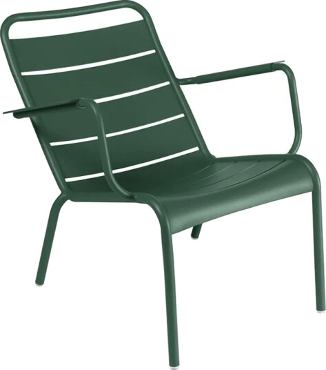 Fermob Luxembourg stol med armlener,lav Cedar green Fermob Luxembourg stol med armlener,lav Cedar green