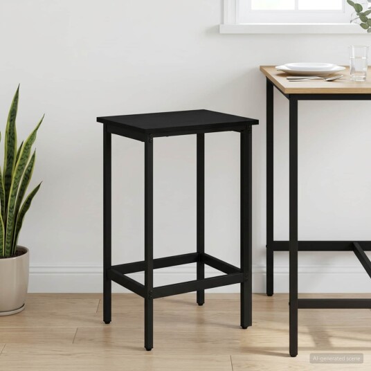 vidaXL Barstol Svart eik 40 x 32 x 64 cm Konstruert tre vidaXL Barstol Svart eik 40 x 32 x 64 cm Konstruert tre