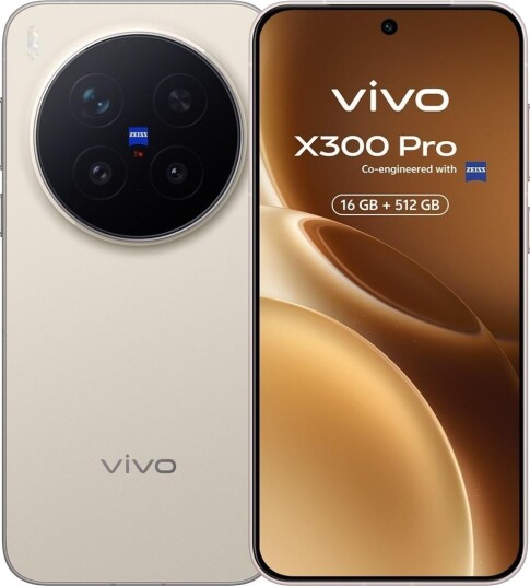 Vivo X300 Pro 5G 16GB RAM 512GB Mobiltelefon Dune Brun
