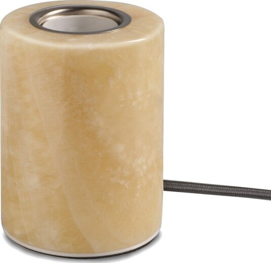 Unison MARBLE Bordlampe Beige Polert E27 1,8m Tekstilkabel