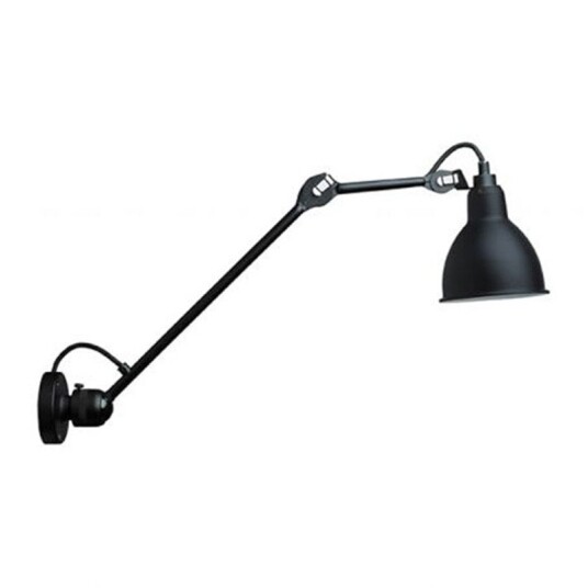 Lampe Gras N304 L40 Vegglampe Matt Sort Hardwired Lampe Gras N304 L40 Vegglampe Matt Sort Hardwired
