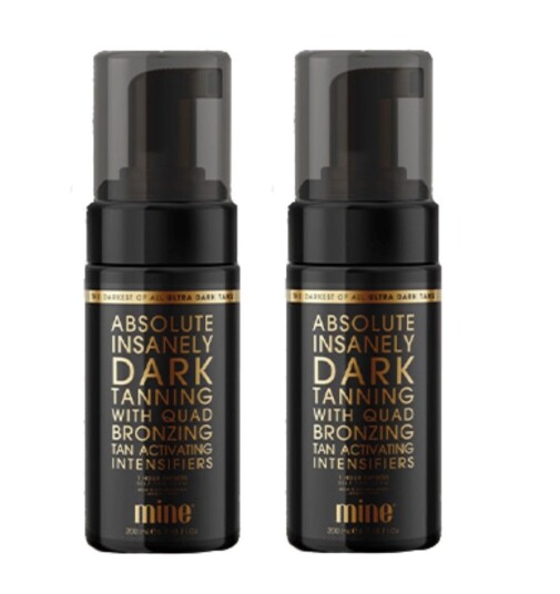 minetan 2 x Absolute Insanely Dark Tanning 1 Hour Express 100 ml