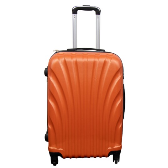 Borg Living Koffert - hardcase koffert - Str. Medium - Oransje musling - Eksklusiv reisekoffert