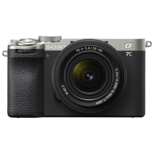 Sony A7C II Kit m/FE 28-60mm f/4-5.6 Sølv Sony A7C II Kit m/FE 28-60mm f/4-5.6 Sølv
