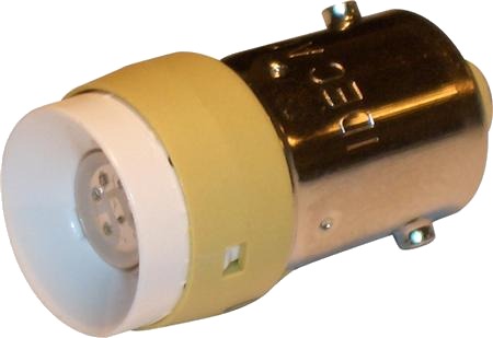 Idec Led Pære Ba9s 24V Ac/Dc Gul