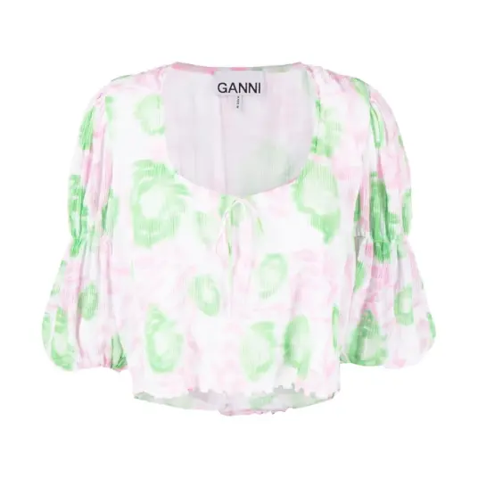 Ganni Dame Bluser & Skjorter Flerfarget S