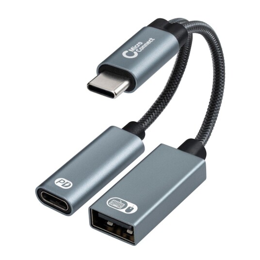 MICROCONNECT USB-C to USB-C PD and USB-A MICROCONNECT USB-C to USB-C PD and USB-A