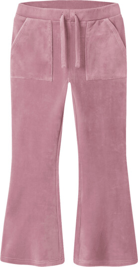 Name It Nkflili bootcut bukse i velour til barn Lilas (116) 116