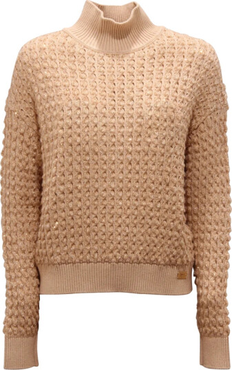 Elisabetta Franchi Dame Strikkevarer Beige M, Elisabetta Franchi Dame Strikkevarer Beige M,