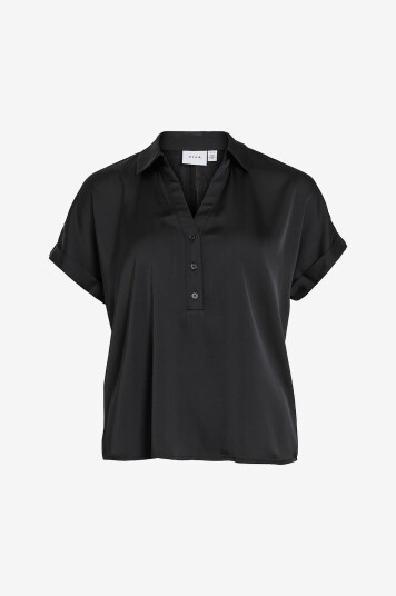 Vila Bluse viEenna Ravenna S/Svart Vila Bluse viEenna Ravenna S/Svart
