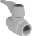 Detal-Met Pp Kuleventil 40 Mm Zk40