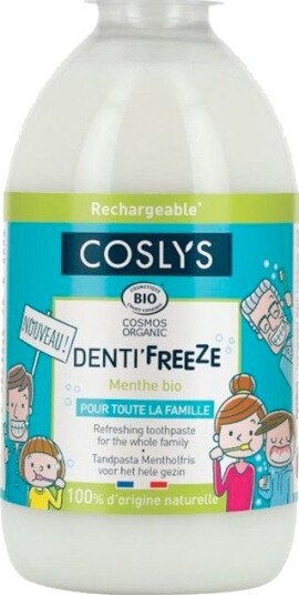 Økologisk tannkrem Coslys Denti"Freeze 350 gr. Pumpe