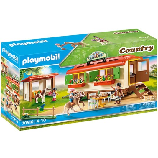 Playmobil Country Ponycamp Overnight Caravan 70510