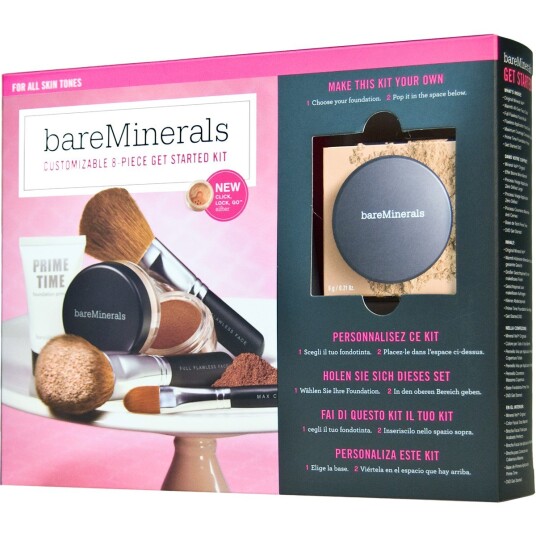 bareMinerals Customizable 8 Piece Start Kit Golden Medium bareMinerals Customizable 8 Piece Start Kit Golden Medium