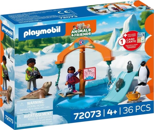 Playmobil Animals Og Friends Zoo: Is Ekspedisjon 36 Deler Onesize Leketøy