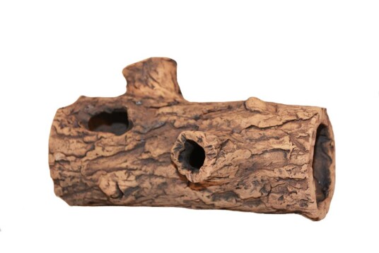 Akudim Akvariedekorasjon Keramikk Trestokk - 18xØ7cm