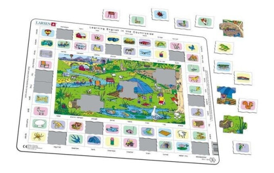 Larsen Puzzles Learning english in the countryside