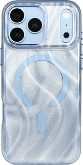 MTP Products iPhone 18 Pro/17 Pro Mutural magnetisk glitrende hybrid-deksel Blå