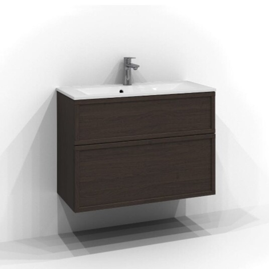 Svedbergs Poem Ramme Servantskap Slimd35 med 2 Skuffer Brun ask / 80cm SV-3358452 Svedbergs Poem Ramme Servantskap Slimd35 med 2 Skuffer Brun ask / 80cm SV-3358452