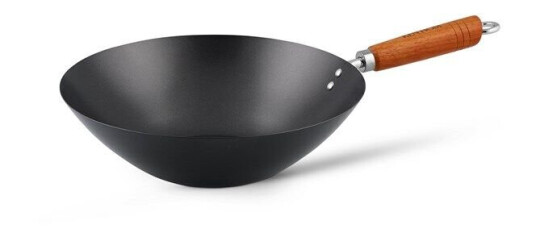 KEN HOM Non-Stick wok with wooden handle