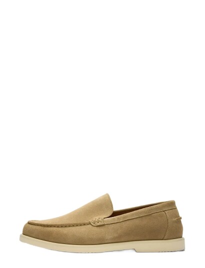Selected Slhowen Suede Clean Loafer Beige 42