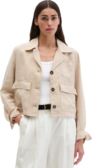 Marc O"Polo Woven Overshirts Cream 40 Marc O"Polo Woven Overshirts Cream 40