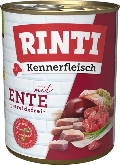 Rinti Våtfôr Kennerfleisch And 24 X 800 G Rinti Våtfôr Kennerfleisch And 24 X 800 G
