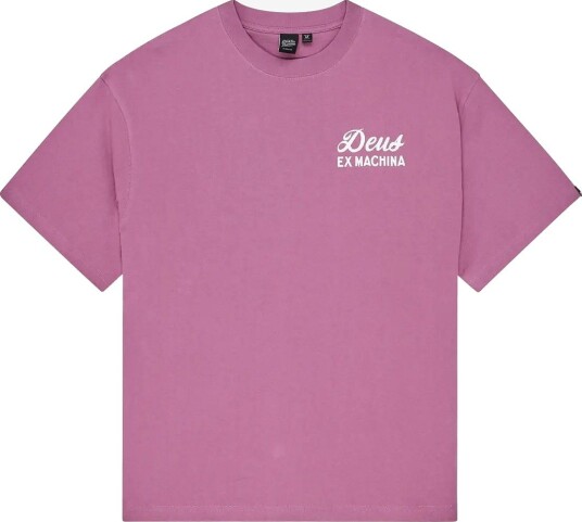 Deus Ex Machina Canggu Sign Tee   RED VIOLET   XS