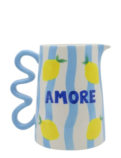 Que Rico Vase Florencia That"s Amore Blue H16CM Que Rico Vase Florencia That"s Amore Blue H16CM