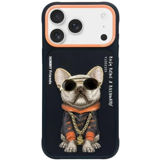Nimmy Cool Dog Mobildeksel for iPhone 17 Pro Max Svart