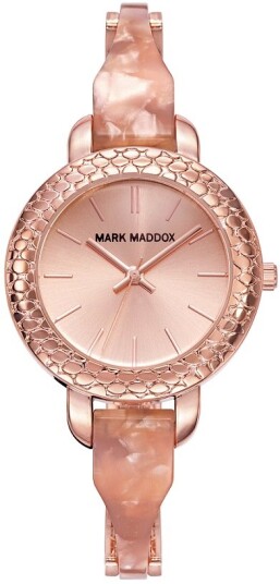Mark Maddox Dameklokke MP0005 97 Classic Gullfarget/Rose gulltonet