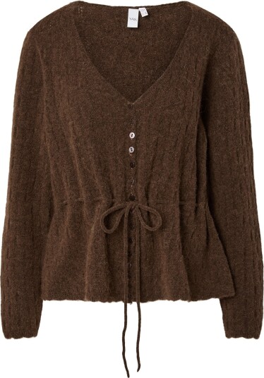YAS Yasmellis Ls Alpaca Blend Knit Cardigan CARAFE M YAS Yasmellis Ls Alpaca Blend Knit Cardigan CARAFE M