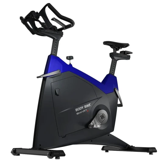 Body Bike Smart+ i blå treningssykkel av høy kvalitet. Spinningssykkel for både profesjonell og hjemmebruk Body Bike Smart+ i blå treningssykkel av høy kvalitet. Spinningssykkel for både profesjonell og hjemmebruk