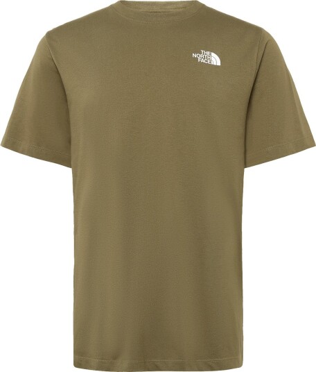 The North Face M Evolution Box Nse Regular Short Sleeve Khaki green XS