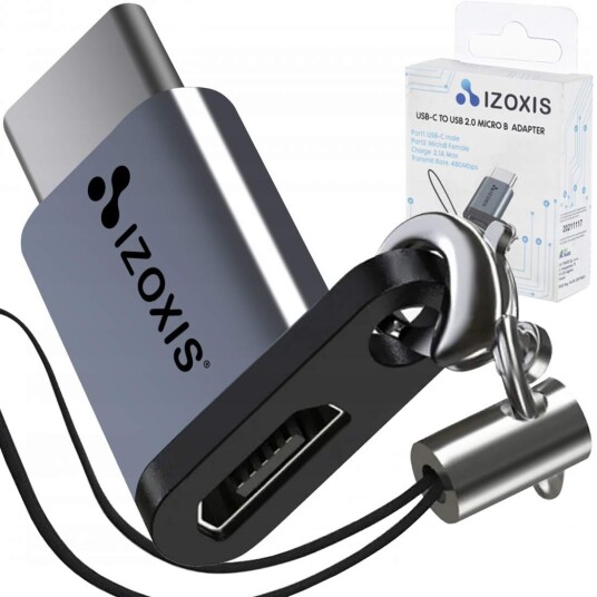 Izoxis Micro USB 2.0 Til C adapter
