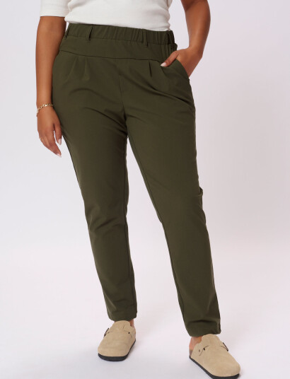 Kaffe Curve Kcjia Pants - Green - 42 Kaffe Curve Kcjia Pants - Green - 42
