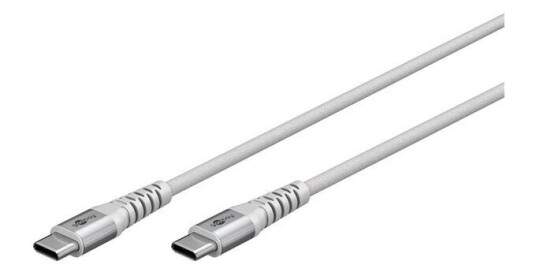 Pro USB-C Kabel 0.5m Grå - Høy Hastighet, Fleksibel design