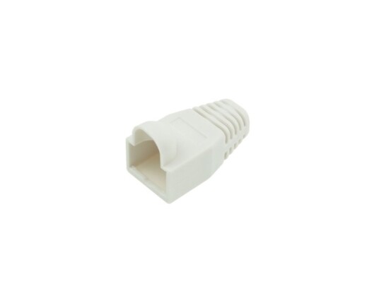 Act Rj45 White Boot For 6.5 Mm Cable. Color: White Cable Boot Rj45 6.5Mm White (Tt4525)