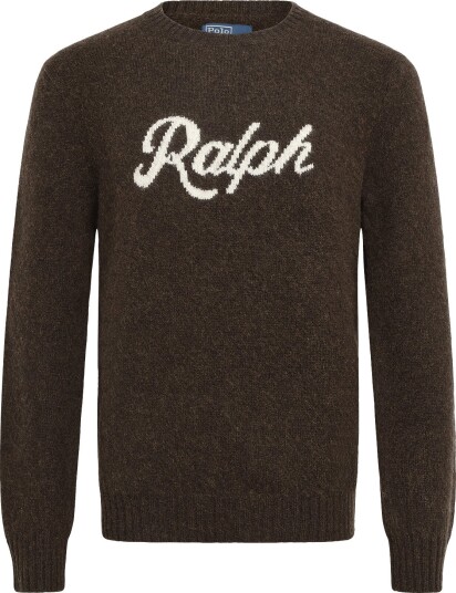 Polo Ralph Lauren The Ralph Logo Sweater BROWN COMBO XL
