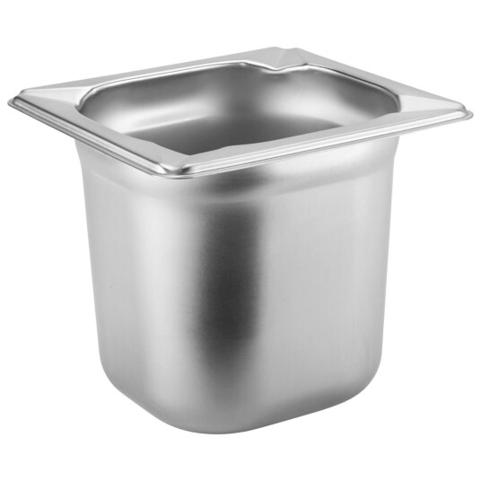 PULSIVA Kantine Profi GN 1/6; Størrelse GN 1/6 2.5 l 17.6x16.2x15 cm (LxBxD); Stålgrå