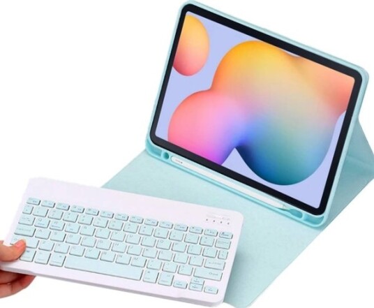 Strado Nettbrettetui Samsung Galaxy Tab S6 Lite Tastaturdeksel - Cfs6l (Blå) Universal Strado Nettbrettetui Samsung Galaxy Tab S6 Lite Tastaturdeksel - Cfs6l (Blå) Universal