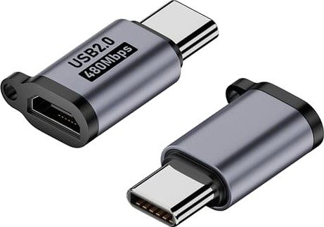 Micro USB Hunn til Type-C Hann Adapter (3-Pakning) - Rask Lading og Dataoverføring