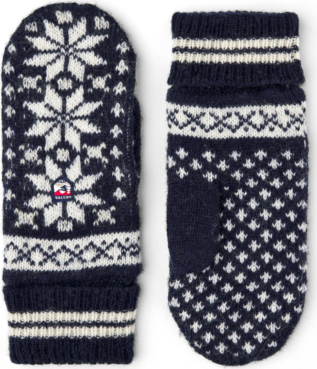 Hestra Kids' Nordic Junior Mitt Navy/Offwhite 4 5 år