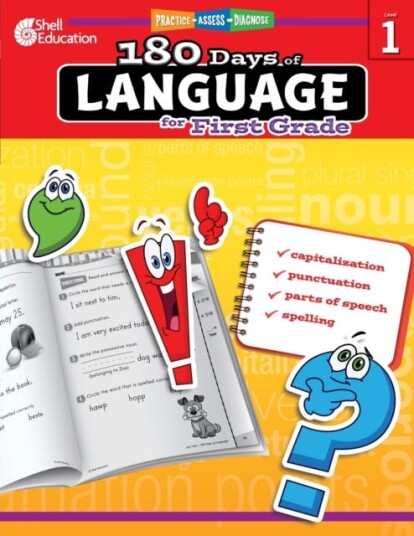 180 Days™: Language for First Grade Practice, Assess, Diagnose