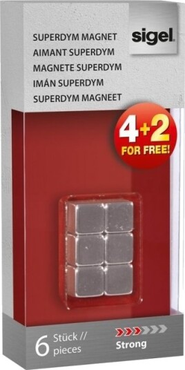 Sigel Ba192 Cube Neodym Sølv Matte Tyskland 10 Mm Sigel Ba192 Cube Neodym Sølv Matte Tyskland 10 Mm