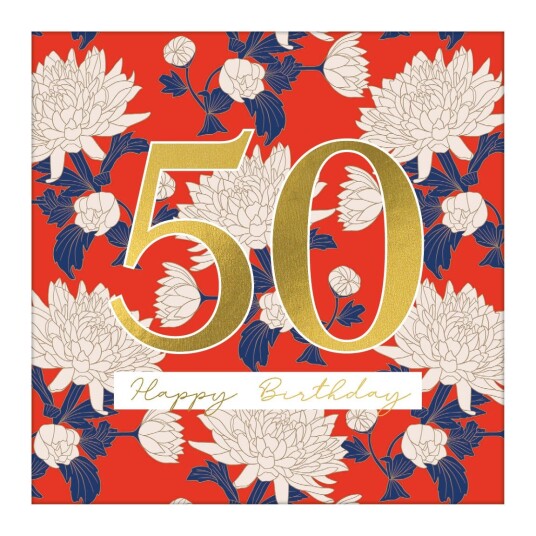 Kort Art File 50 Happy Birthday