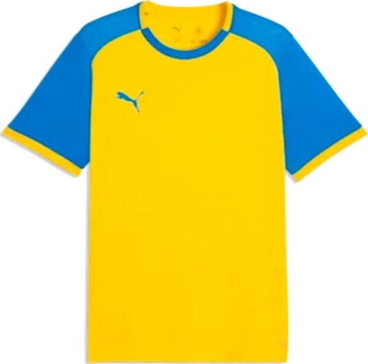 PUMA Spillerdrakt teamLIGA26 Matchday   Raskere gul/blå/blå Barn størrelse 116 cm